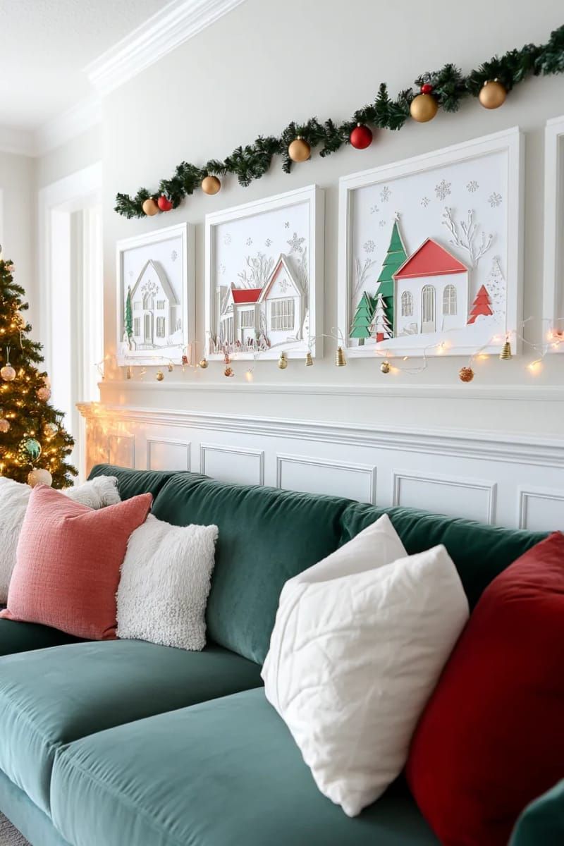 19. 3D Paper Wall Art for Holiday Display - photo 3