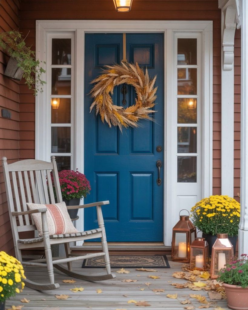 8. Fall Color Ideas for Blue Doors - photo 2