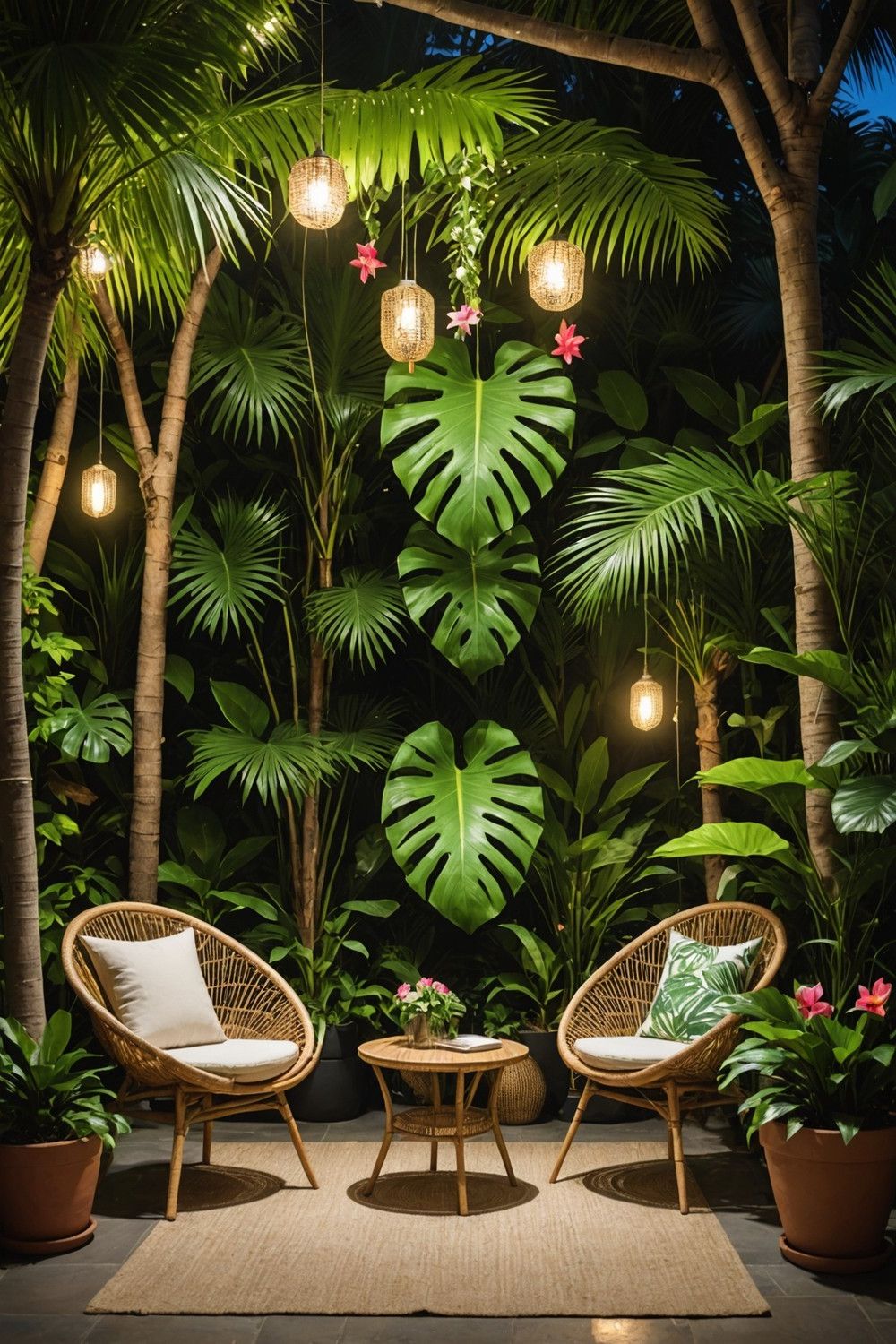 Bold Oversized Leaf Decor