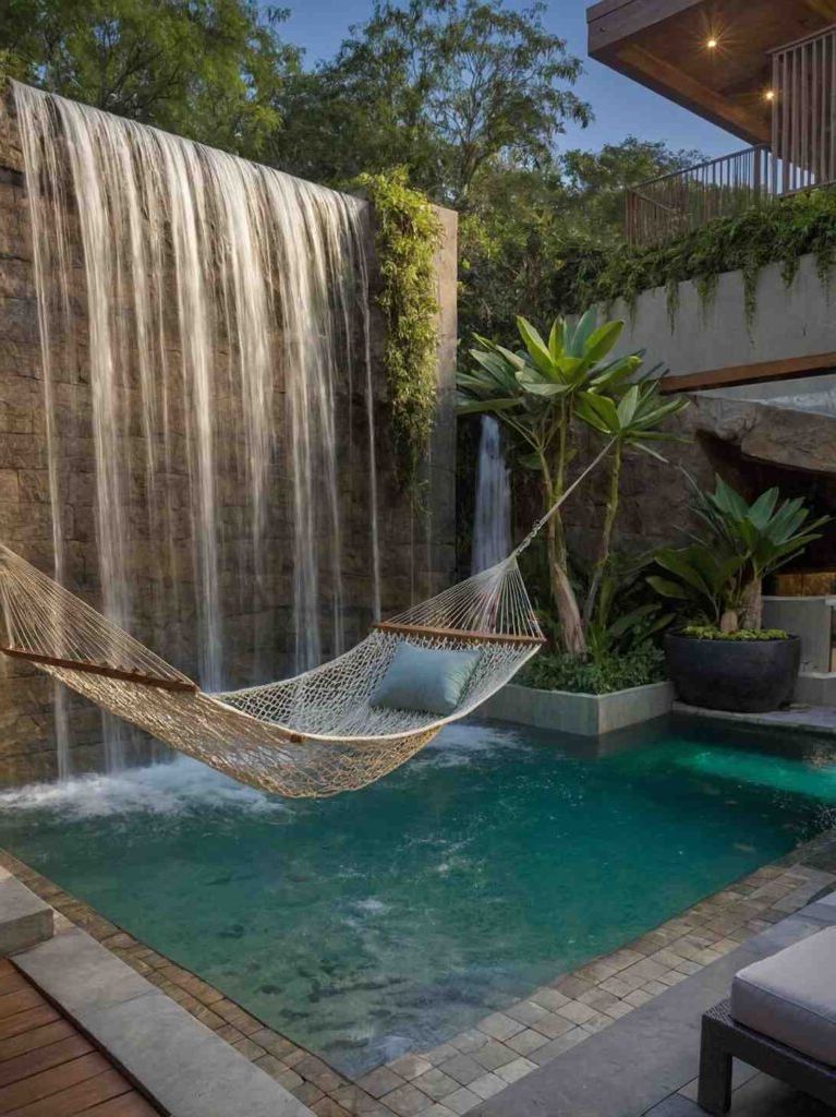 2025’s Top 47 Backyard Pool Ideas: Waterfall Wonders - photo 46