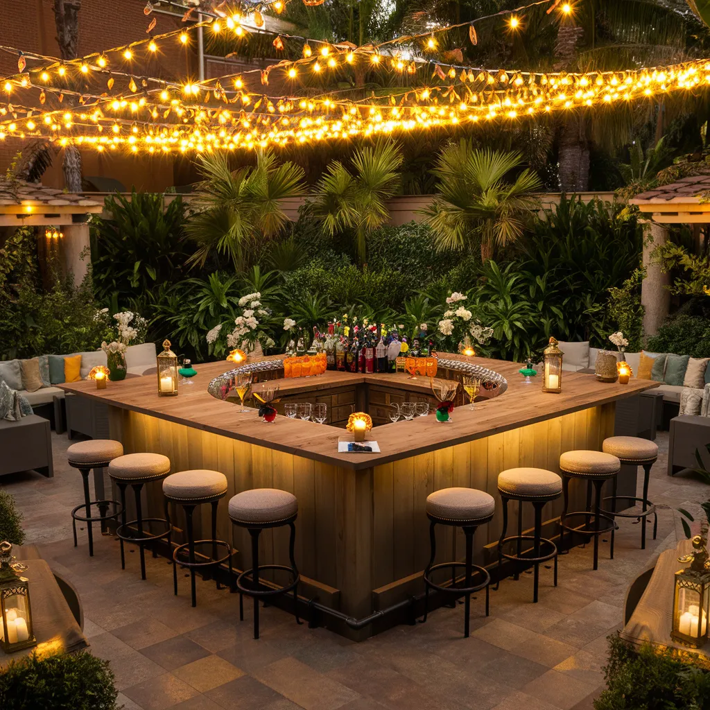 Outdoor Bar and Stool Sets for Hosting