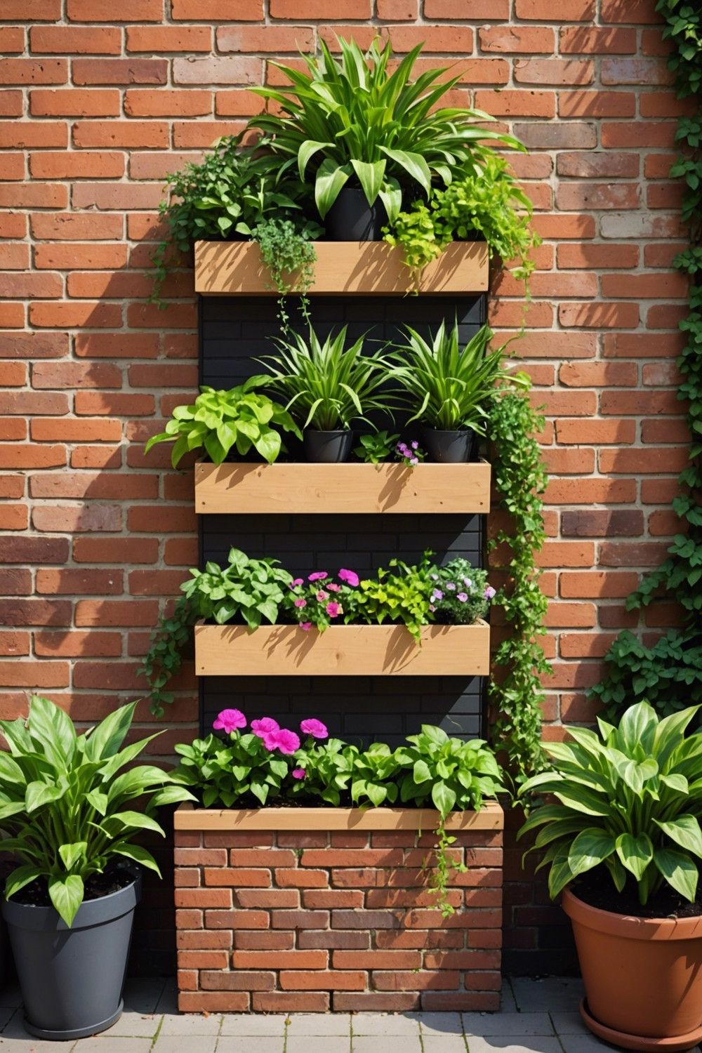 Space-Saving Planter Box for Small Yards