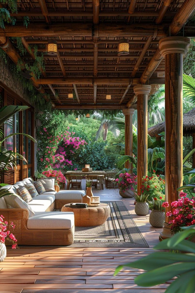 Rustic and Tropical Patio Cover Styles - photo 3