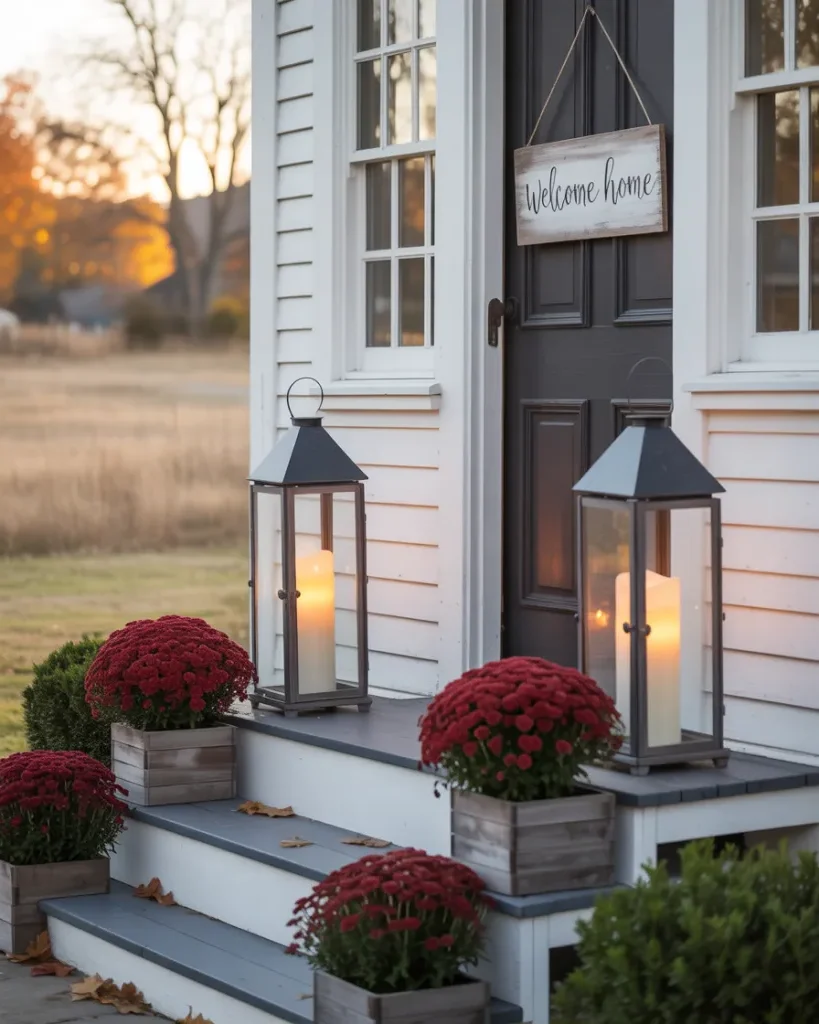 4. Elegant Fall Looks for White Houses