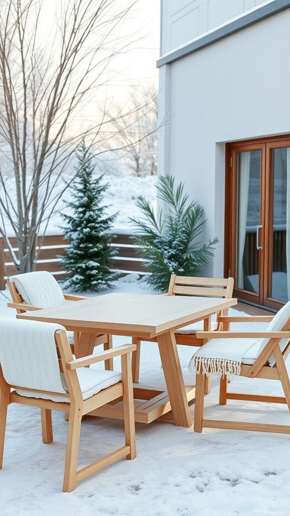 Clean-Lined Wooden Furniture Pieces