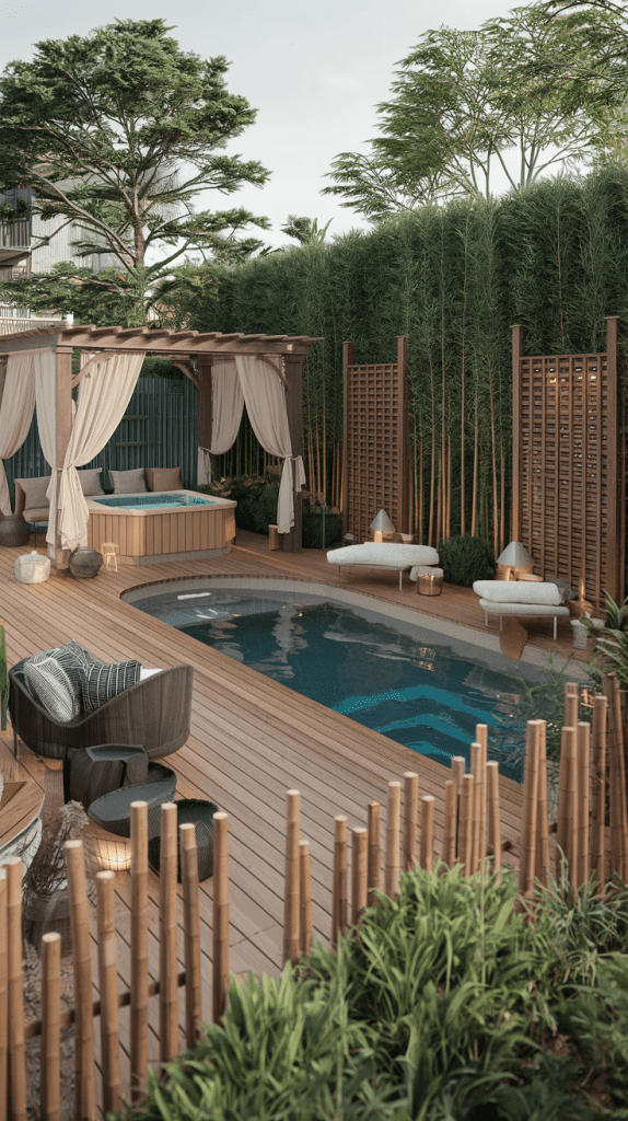 Privacy Ideas for Above Ground Pool Decks