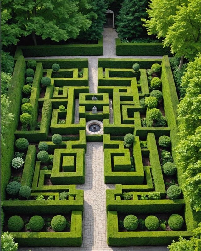 Designing a Boxwood Maze