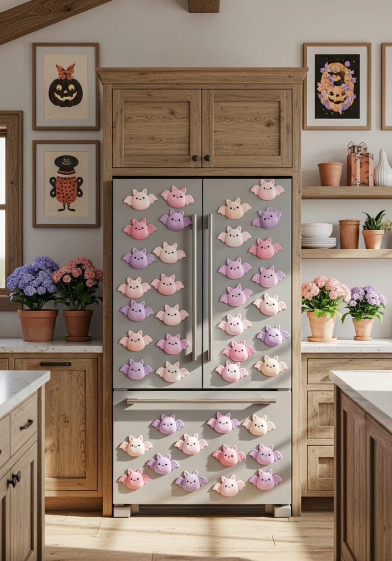17. Plush Mochi Bat Fridge Magnets - photo 2