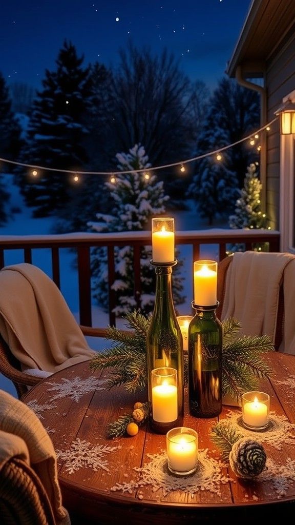 Turning Wine Bottles into Candle Holders