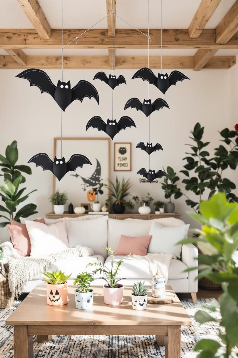 3. Floating Felt Bat Mobiles