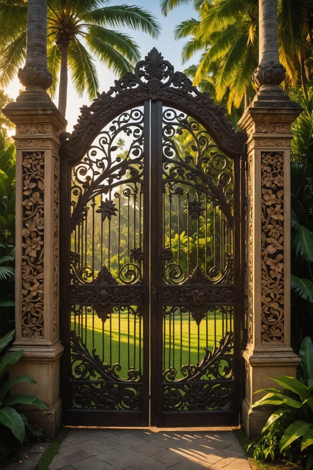 A Statement Gate for a Bold Entrance