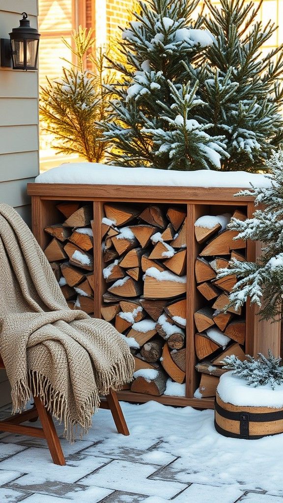 Storing Firewood to Stay Warm