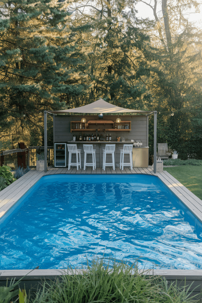 3. Pool Deck Bar for Casual Hangouts