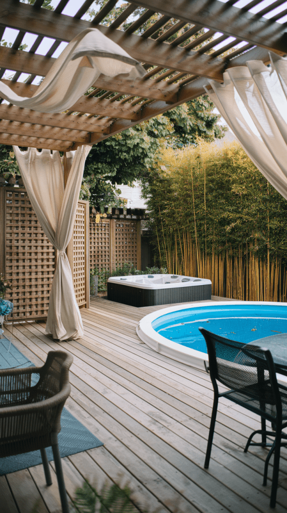 Privacy Ideas for Above Ground Pool Decks - photo 2