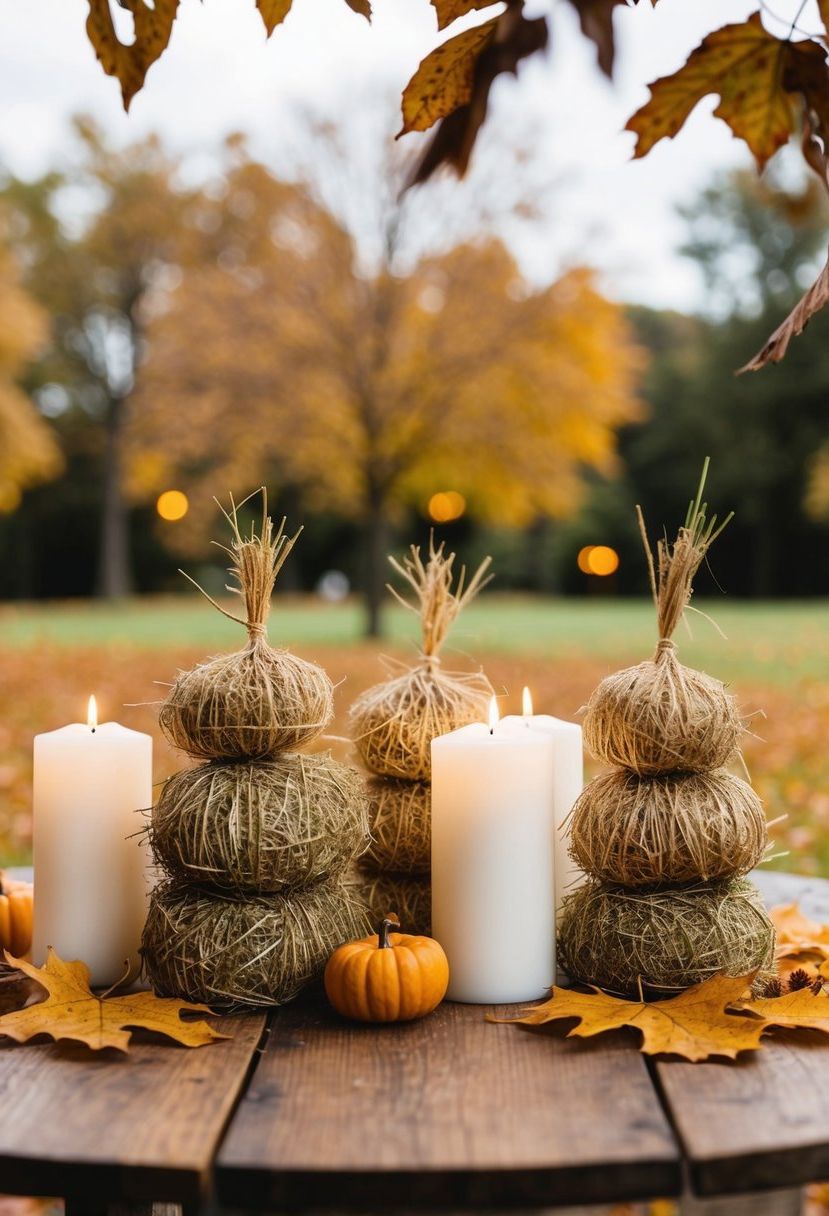 11) Mini Hay Bale Ideas