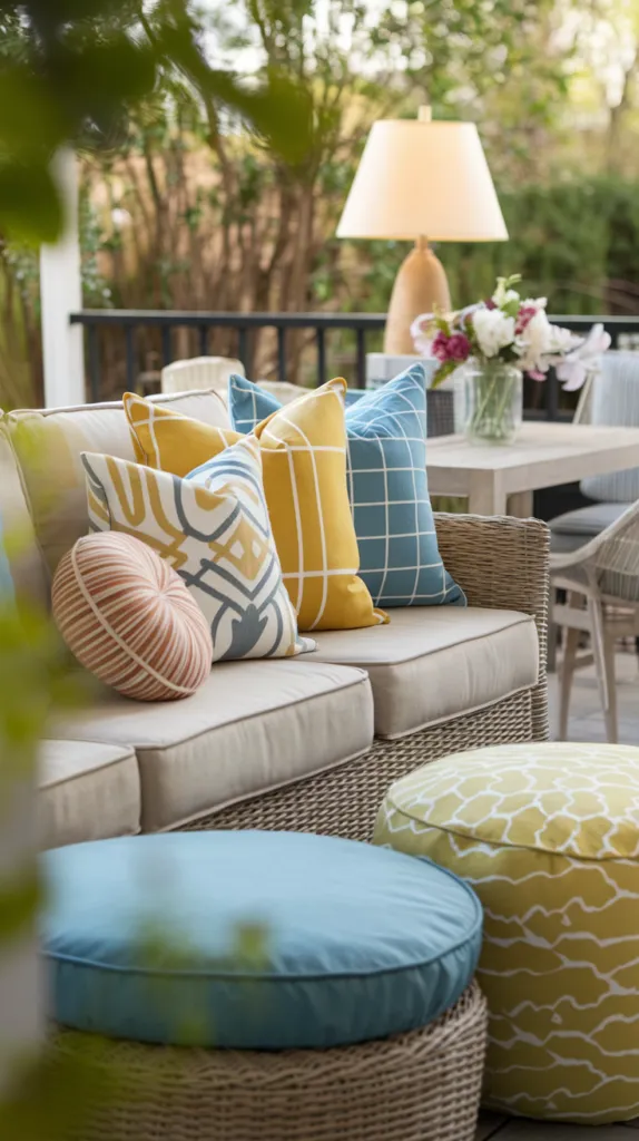 25 Add Weatherproof Accent Pillows