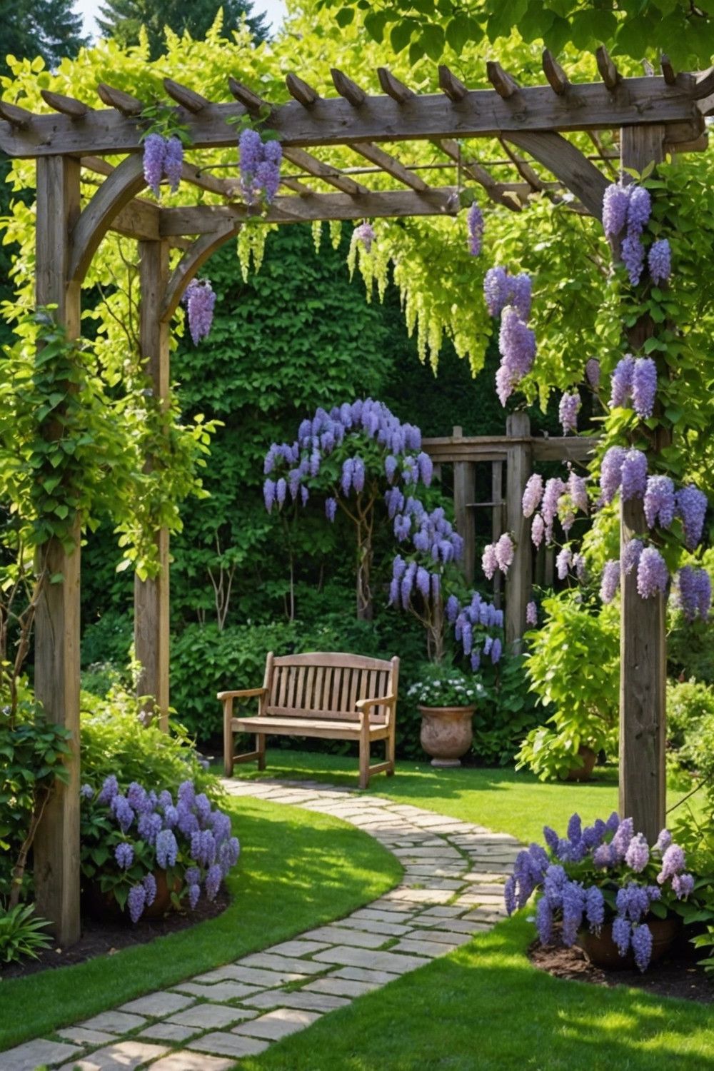 Beginner-Friendly Pergola Covered in Vines
