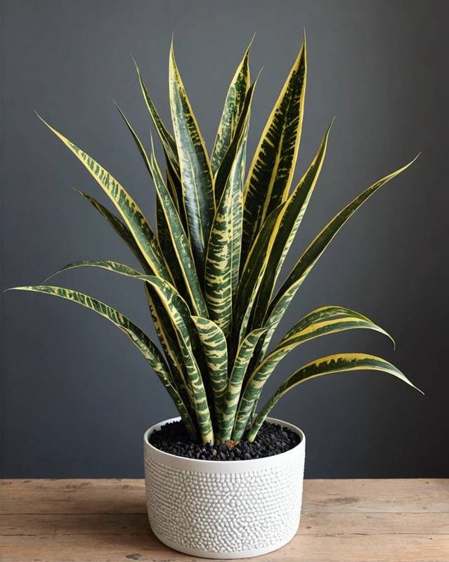 1. Snake Plant for Tight Corners