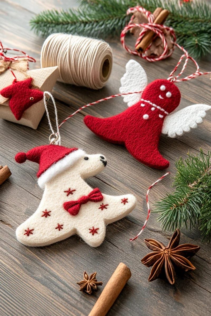 21. Felt Bells, Angels, and Rocking Horses - photo 2