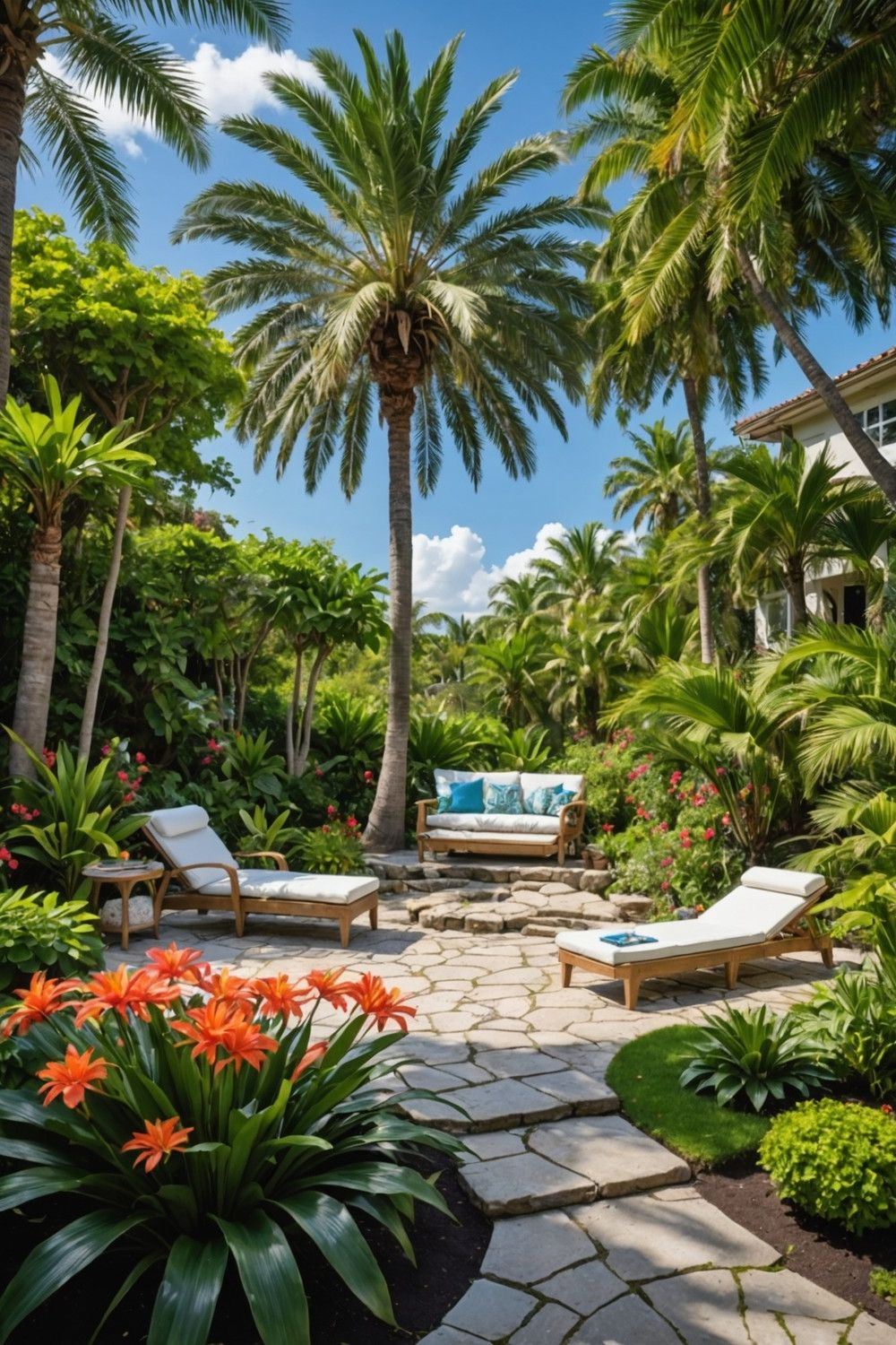A Palm-Filled Retreat