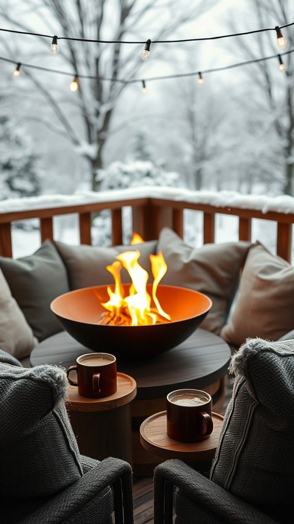 Tabletop Fire Bowls for Small, Intimate Spaces