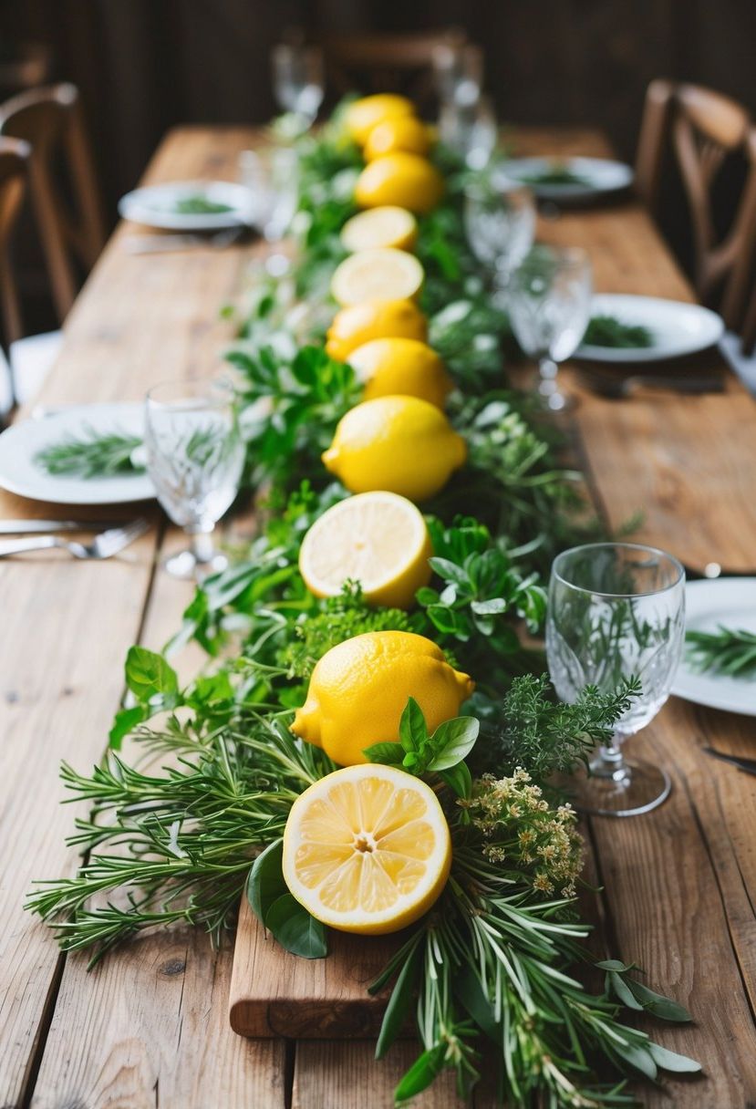 7) Lemon and Fresh Herb Pairings
