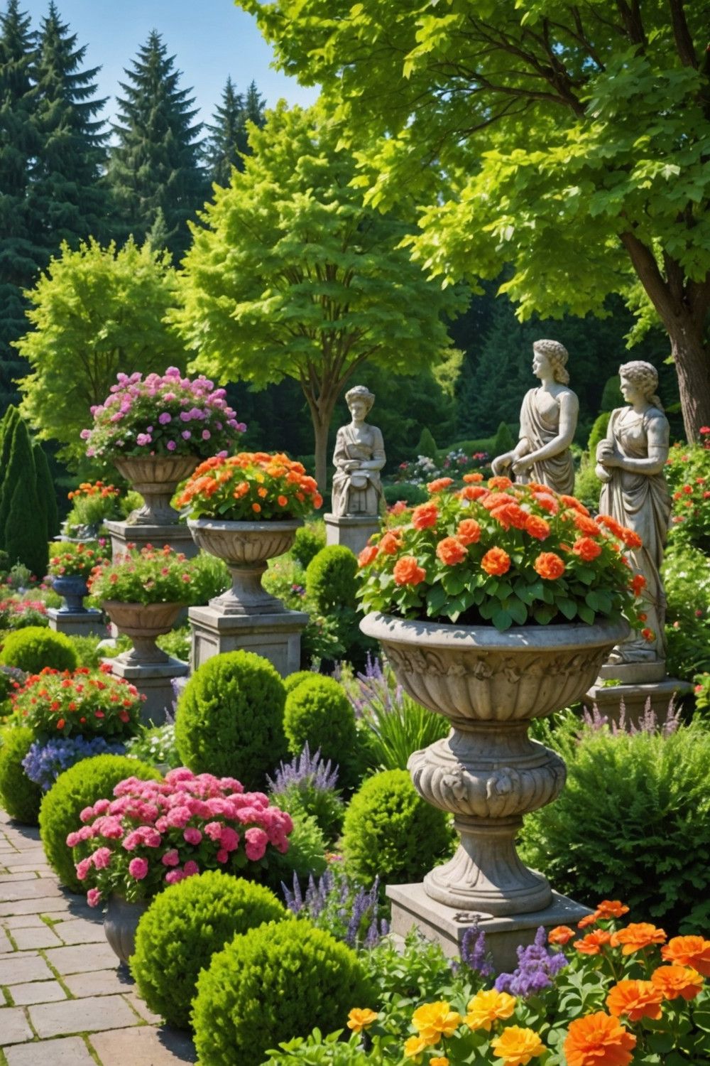 10) Container Gardens for Hillside Yards