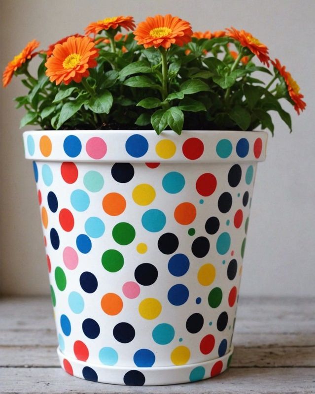 Playful Polka Dot Pots