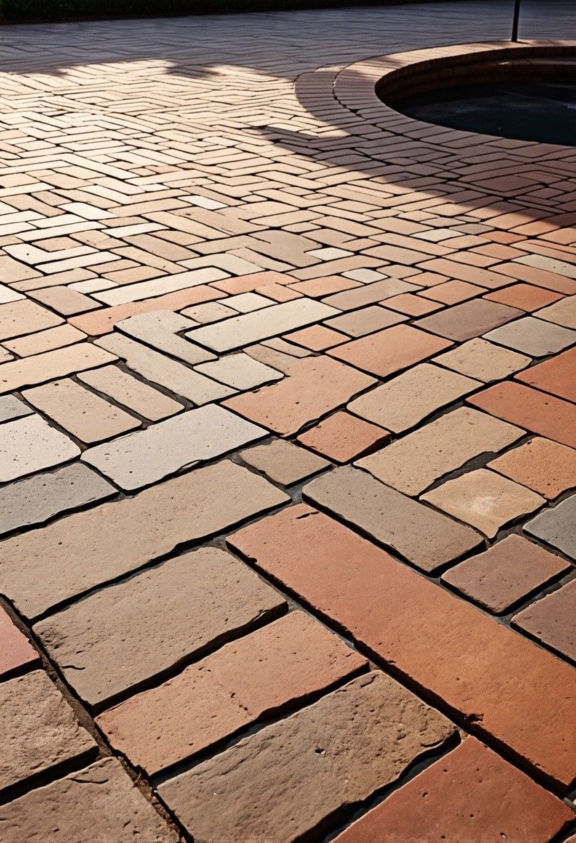 Bold Geometric Brick Patterns