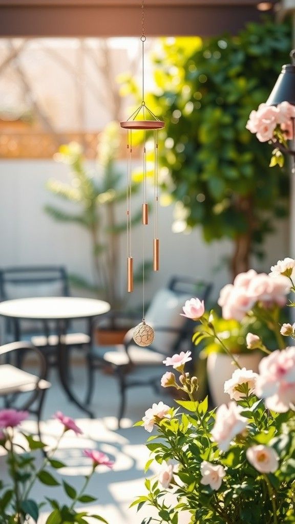 21 Hang a Soothing Wind Chime