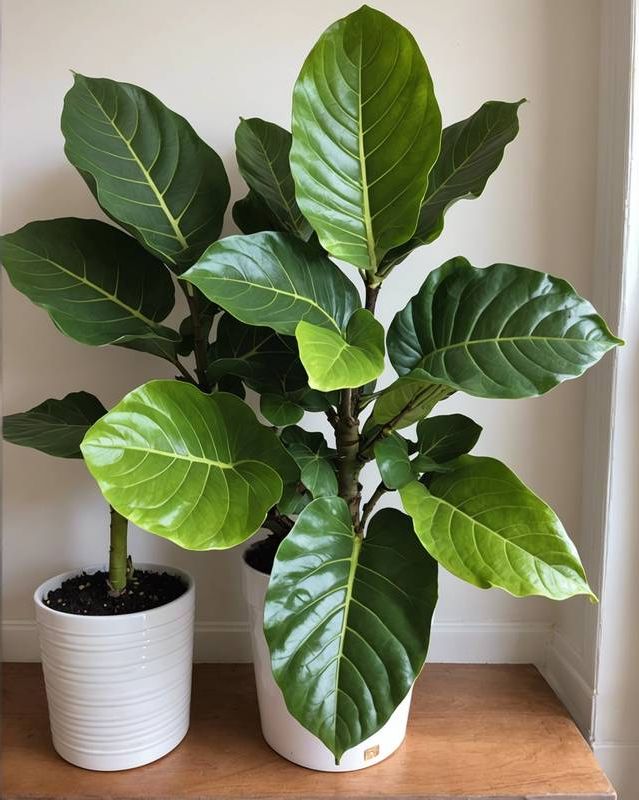 Fiddle-Leaf Fig Bathroom Accent
