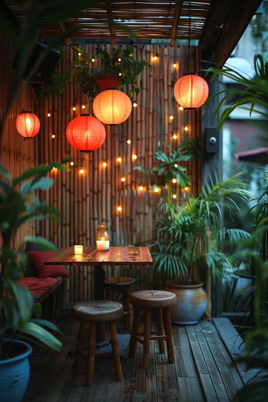 5. Tropical-Style Roof Extensions for a Backyard Escape - photo 3