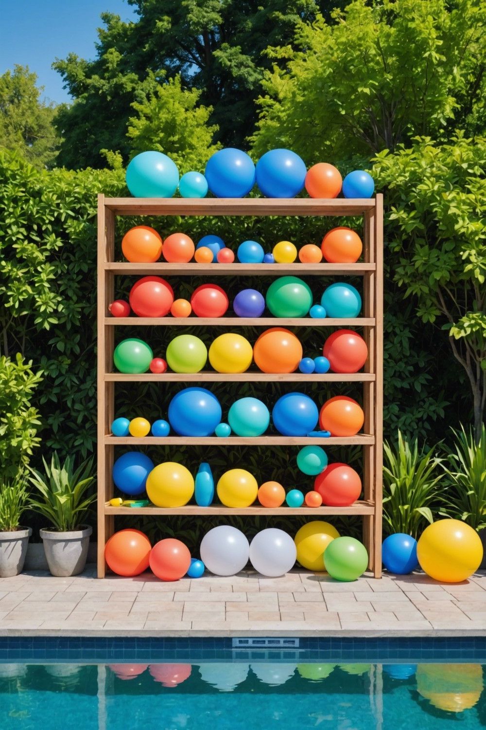 15) Free-Standing Shelving Unit