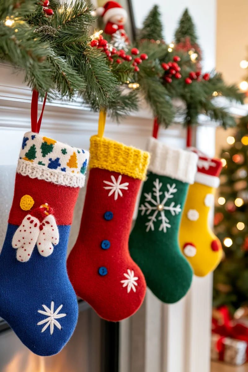 20. Felt Mittens, Hats, and Scarves as Accents - photo 3