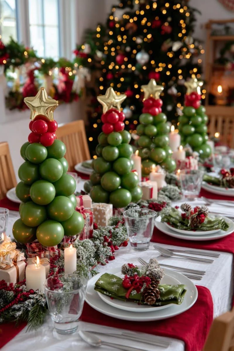 14. Mini balloon trees as table centerpieces - photo 2