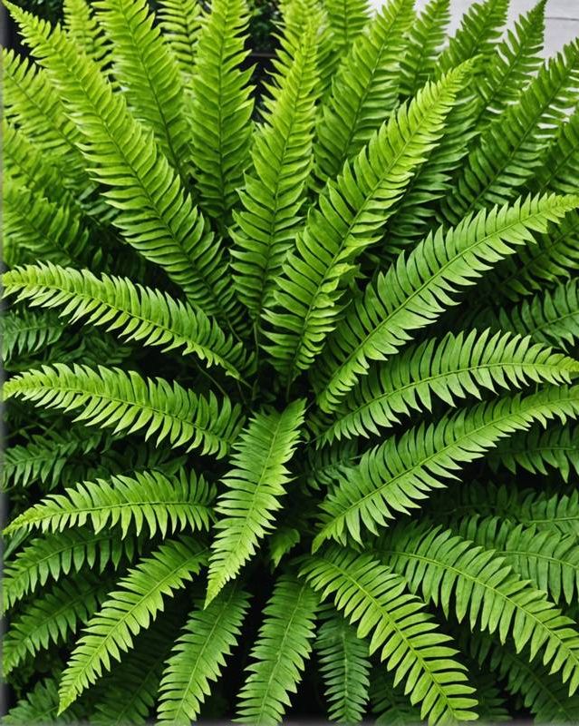 Boston Fern for Humidity Control
