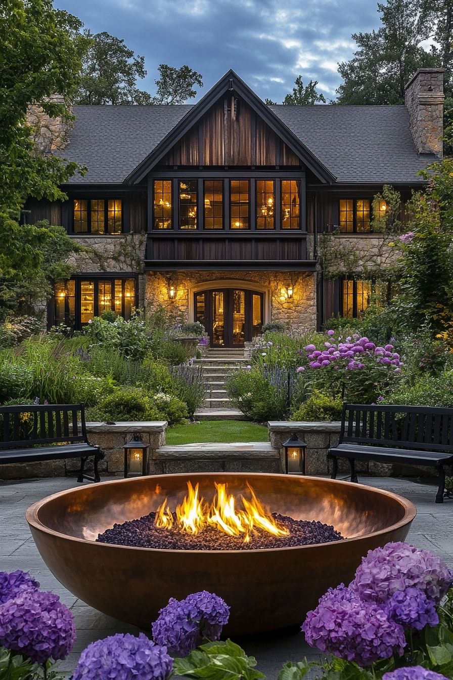 15. Recreate an Enchanting Stone Manor Look