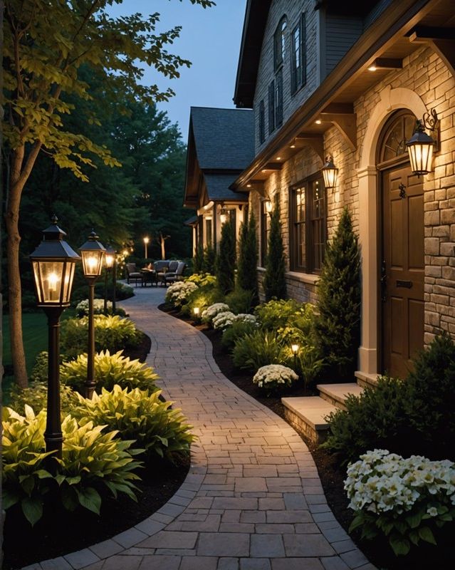 How to Add Path Lighting Along a Driveway