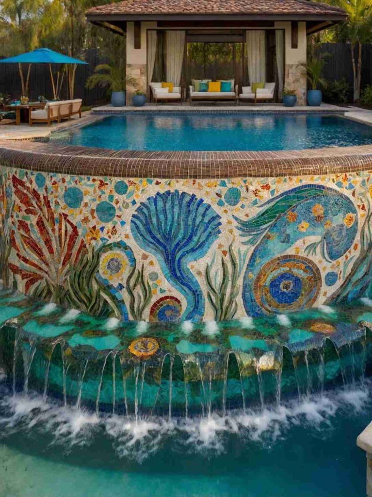2025’s Top 47 Backyard Pool Ideas: Waterfall Wonders - photo 17