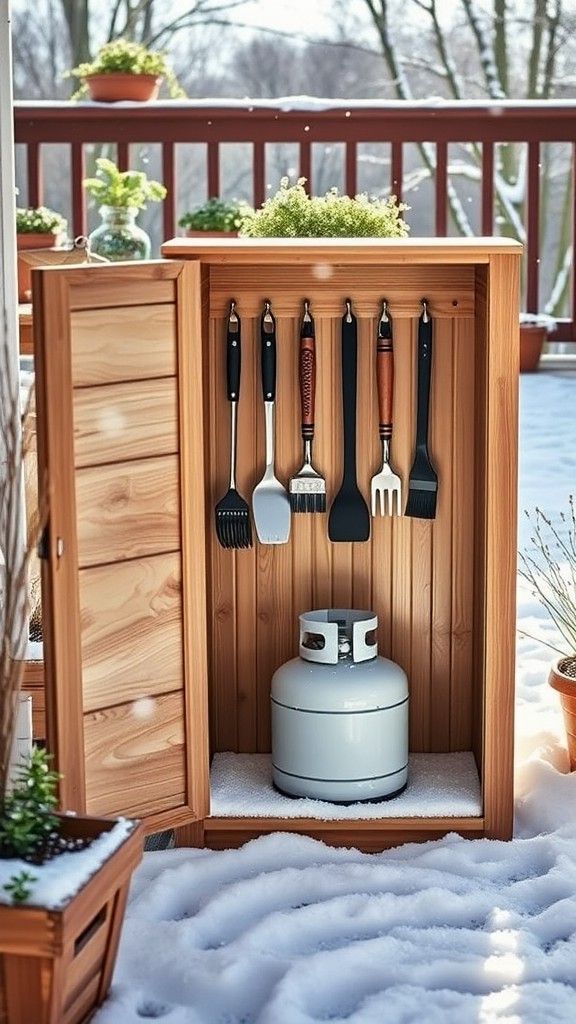 Dedicated Storage for Grilling Tools