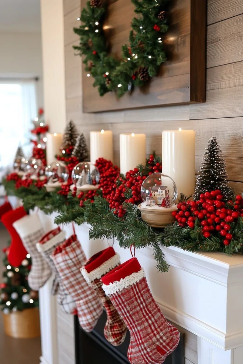 9. Snow Globe Centerpieces from Glass Bowls