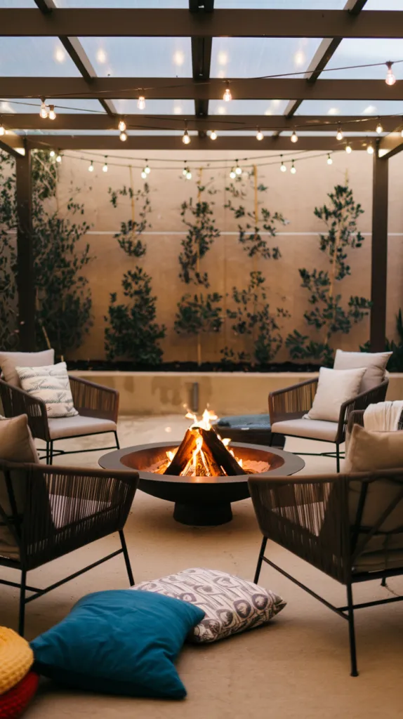 Cozy Fire Pit Area