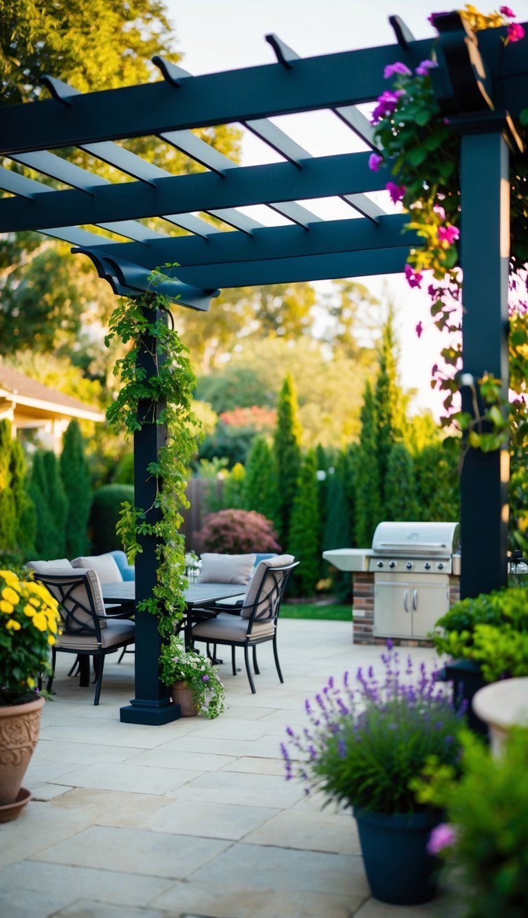 A Backyard Nook Wrapped in Vines