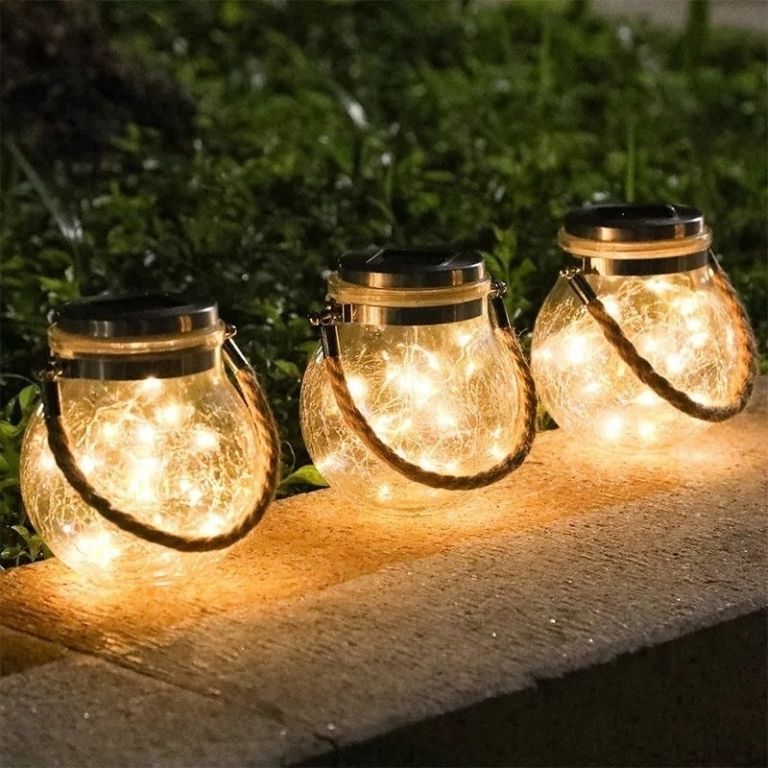 Light a Path with Solar Jar Lanterns