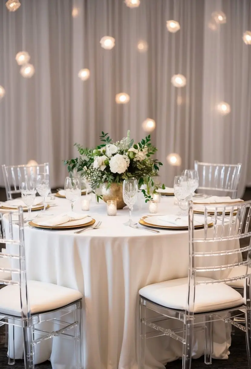 15) Clear Acrylic Chairs for Tables