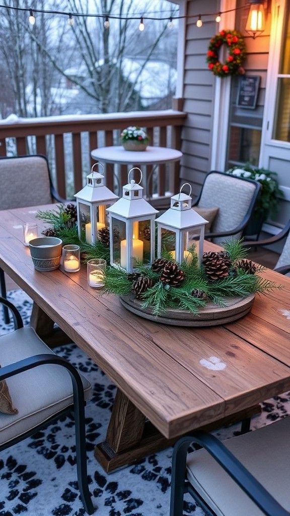 Style a Rustic Table Centerpiece