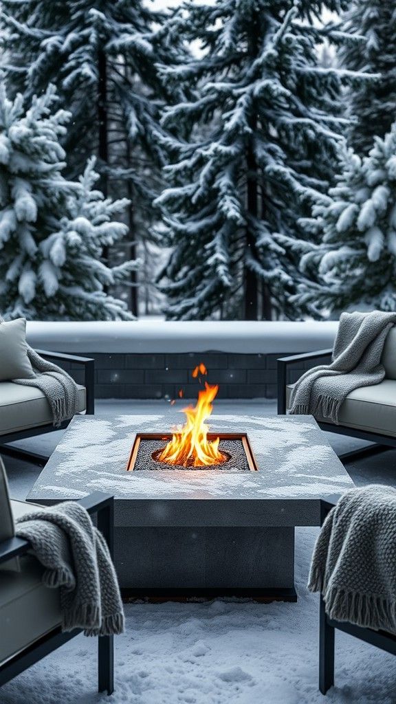 Low Tables with Built-In Heating