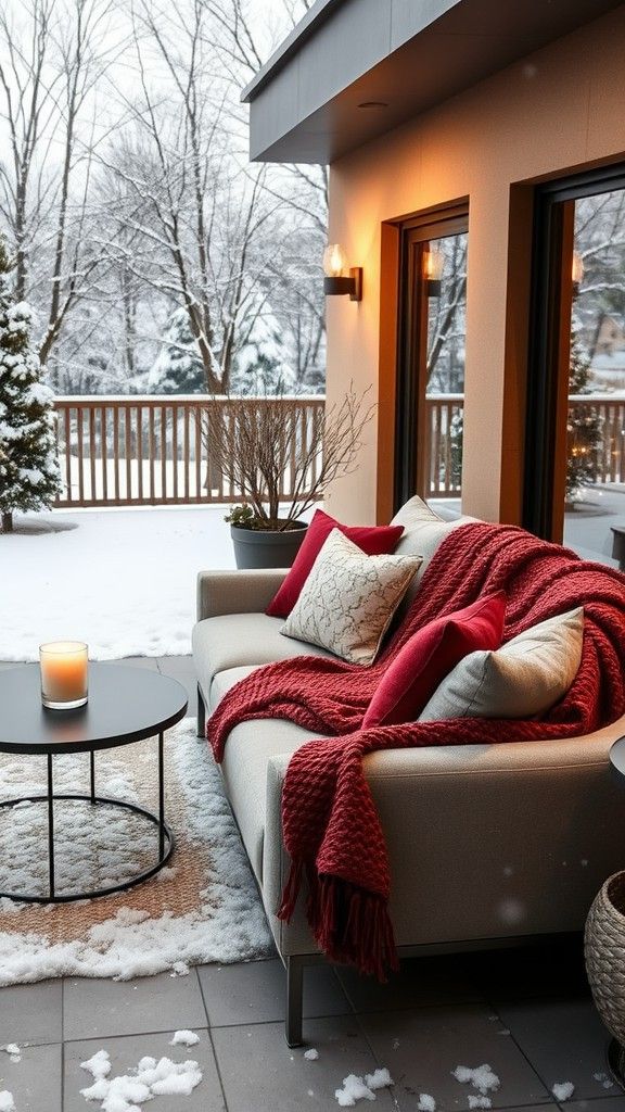 Sleek Furniture Paired With Warm Textiles