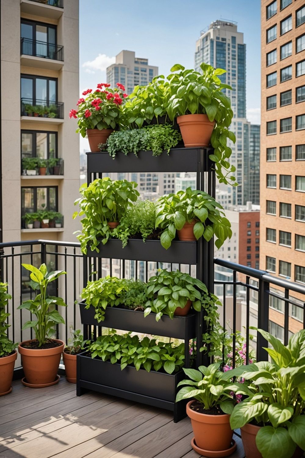 10. Grow a Compact Herb Garden