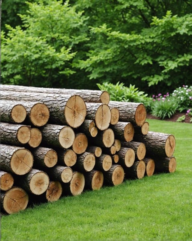 Rolling Log Border Edging